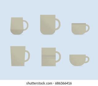 Mugs Vector Set