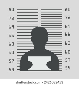 mugshot design cartoon vector modern design illustration