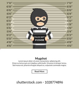 Thief Mugshot Background: Hình minh họa có sẵn 505067437 Shutterstock