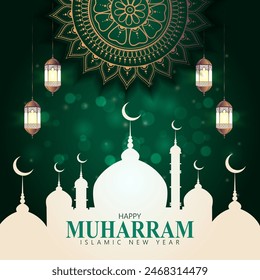 Muharram Begins marks the start of the Islamic lunar calendar's first month