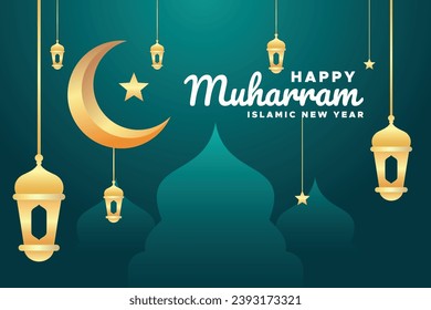Muharram Islamic New Year Design Template