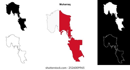 Gliederungsplan der Provinz Muharraq