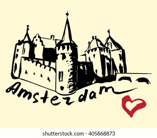 Muider Castle in the Netherlands