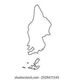 Stadtplan von Mukono, Verwaltungsbezirk von Uganda. Vektorgrafik.