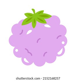 Mulberry Fruit Icon. Vector Illustration