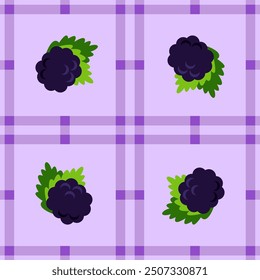 mulberry fruit pattern for background