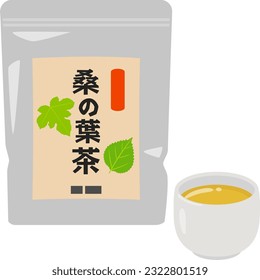 Mulberry leaf tea in a bag, 'mulberry leaf tea'