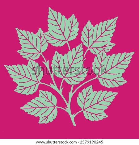 Mulberry leaves silhouette, mulberry leaves silhouette in vector format, used for pattern making, used for decoration in various forms.