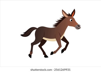 mule vector,  icon vector illustration , mule silhouette of a mule isolated on a white background, eps, png,   vector,