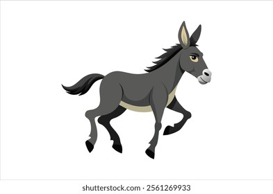 mule vector,  icon vector illustration , mule silhouette of a mule isolated on a white background, eps, png,   vector,