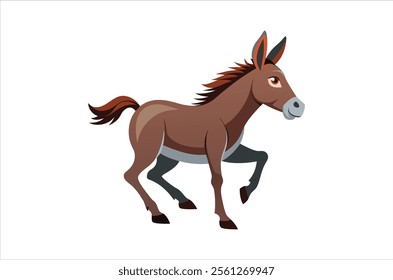 mule vector,  icon vector illustration , mule silhouette of a mule isolated on a white background, eps, png,   vector,