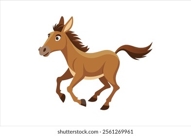 mule vector,  icon vector illustration , mule silhouette of a mule isolated on a white background, eps, png,   vector,