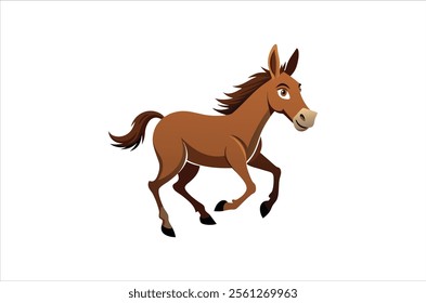 mule vector,  icon vector illustration , mule silhouette of a mule isolated on a white background, eps, png,   vector,