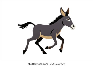 mule vector,  icon vector illustration , mule silhouette of a mule isolated on a white background, eps, png,   vector,