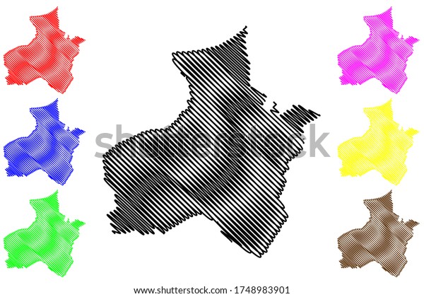 マルハウス市 フランス共和国 フランス の地図のベクターイラスト 落書き風スケッチのマルハウスの地図 のベクター画像素材 ロイヤリティフリー