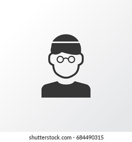 Mullah Icon Symbol. Premium Quality Isolated Male Element In Trendy Style.