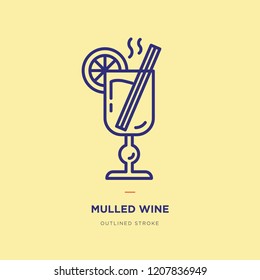 Mulled wine Line Icon