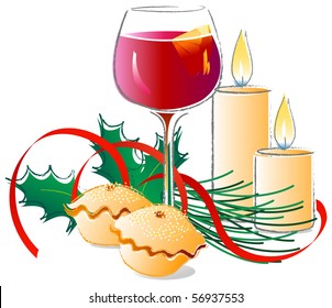 Mulled Wine And Mince Pies