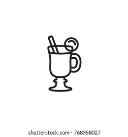 Mulled Wine Outline Icon