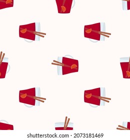 Mulled wine pattern on a light background for use in textiles