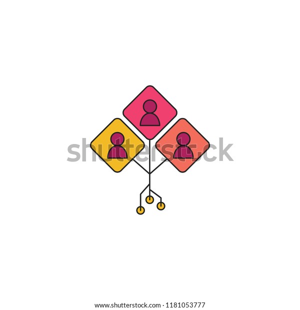 Multi Agent System Icon Cartoon Multi Stock Vector (Royalty Free ...