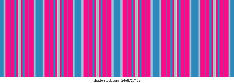 Multi background fabric vector, neon lines vertical pattern. Dye texture seamless textile stripe in bright and cyan color.