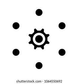 Multi channel icon, vector illustration