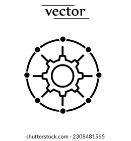 Multi channel icon, vector illustration on white background..eps