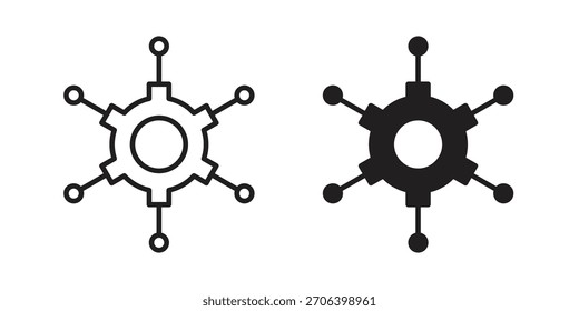 Ilustração do vetor do ícone de vários canais. Design plano. Símbolos de vetor de design gráfico.