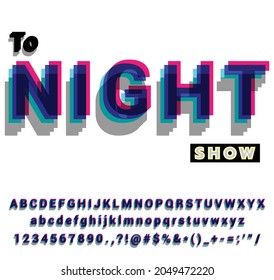 Multi color 3d alphabet text vector graphic illustration, dark, cool, shiny, modern, trendy, suitable for advertisement, title, business, banner, promotion and office use, etc. - Powered by Shutterstock - Get 15% off with code: PIKWIZARD15