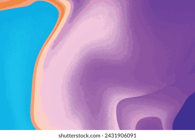 Fondo ondulado de cruce de gradiente abstracto multicolor

