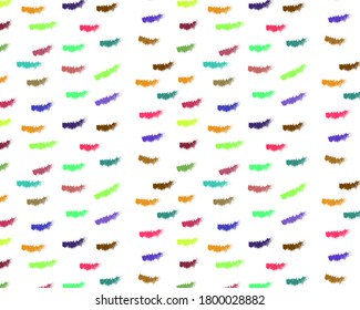 Multi color abstract splash spot brush seamless pattern vector background