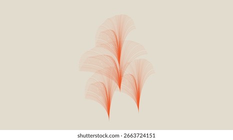 multi color arc flower design 