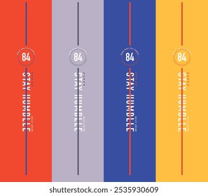 Impressão de design gráfico atlético multicolorido