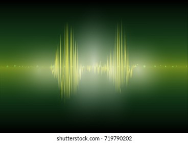 Multi color  Audio waveform technology background  Digital equalizer technology abstract  Vector image