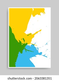 fondo multicolor. Ilustración abstracta estilo minimalista para afiches, portada de libros, volante, folleto, logotipo.