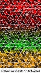 multi color banner. polygonal design. vector illustration. origami style. for design, internet, business