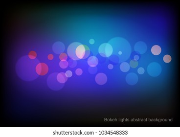 multi color bokeh lights on night background for festival, celebrated, abstract or background concept, 
