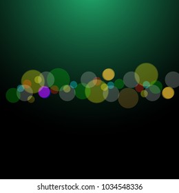 multi color bokeh lights on night background for festival, celebrated, abstract or background concept, 