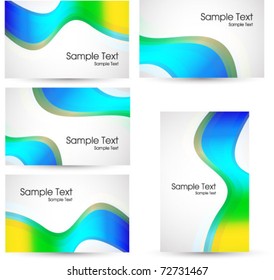 multi color business templates