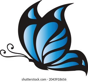 Multi Color Butterfly effect vector Graphic