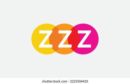 Multi Color Circle logo and colourful circle monogram vector and multiple colorful logo design icon vector with colorful group letters symbol