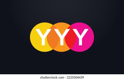 Logo des Mehrfarbigen Kreises und bunter Kreis-Monogramm-Vektorgrafik und mehrfarbiges Logo-Design-Symbol, Vektorgrafik mit buntem Symbol für Gruppenbuchstaben