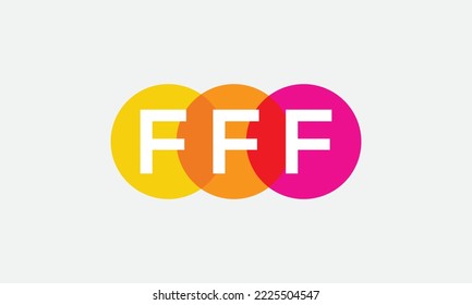 Multi Color Circle logo and colourful circle monogram vector and multiple colorful logo design icon vector with colorful group letters symbol