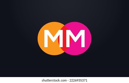 Logo de Círculo multicolor y vector de monograma colorido de círculo y símbolo de diseño de logotipo multicolor con símbolo de letras de grupo coloridas