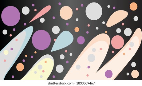 multi color dots background vector. nice for decoration