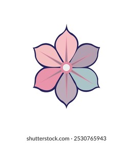 design de flor multi cor eps 10