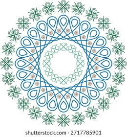 Multi Color Flower, Color Full Rounded Flower, Colorful Flower, Vector Flower Design