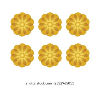 Multi Color Flower Shape Design