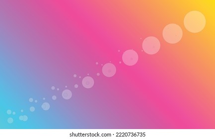 Vector de patrón geométrico multicolor con texto